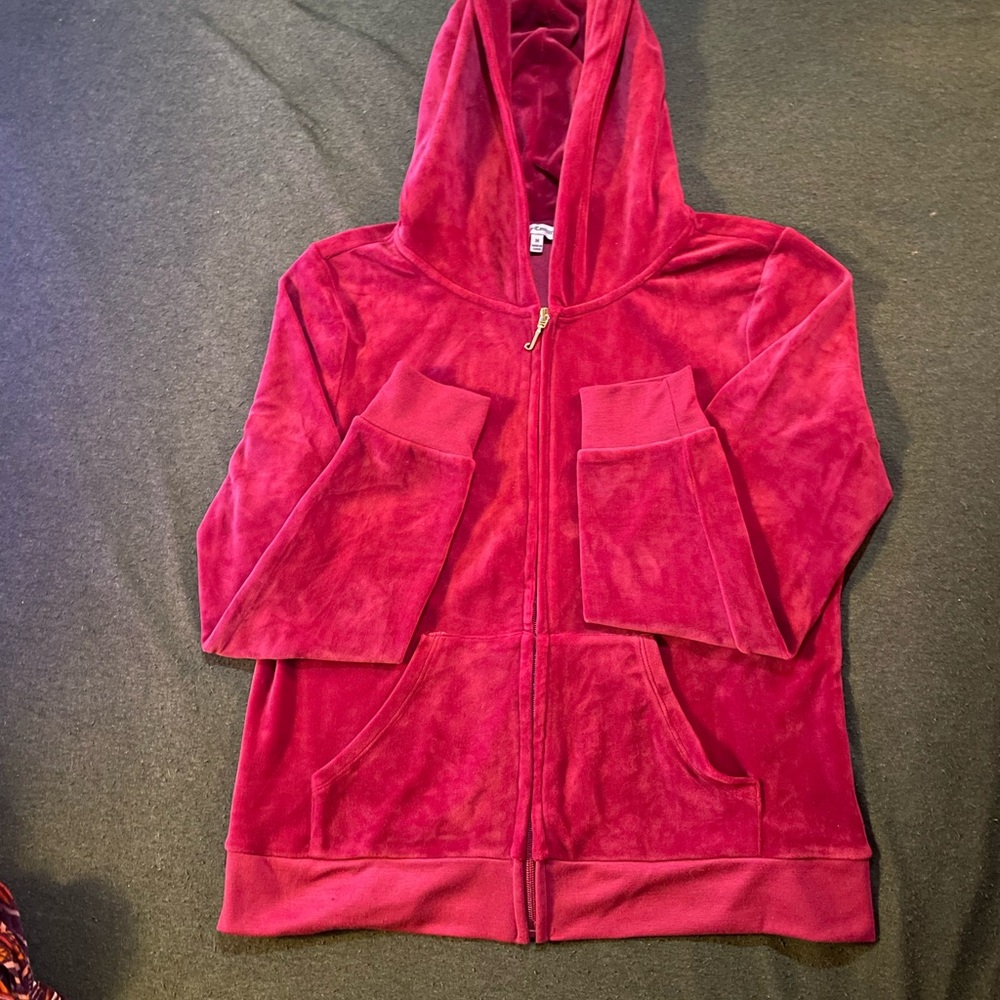 cherry red juicy couture tracksuit